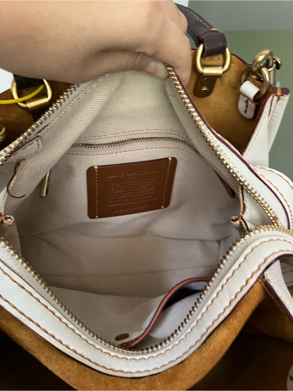 Coach Rogue 25 Bag White - Picture 9 of 9